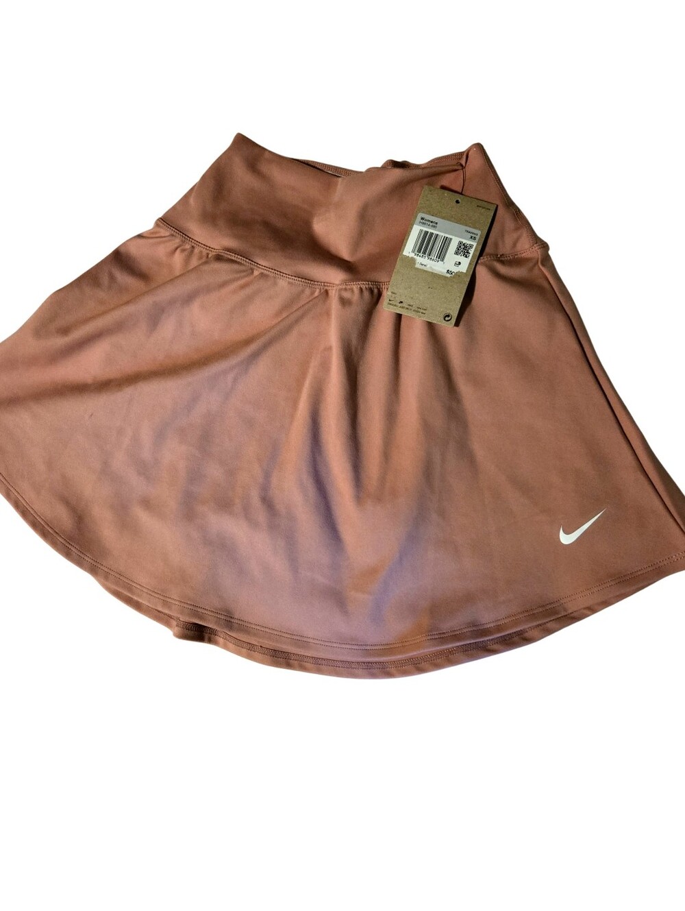 Nike One DriFit Women's Rosewood Circle Skort with Swoosh